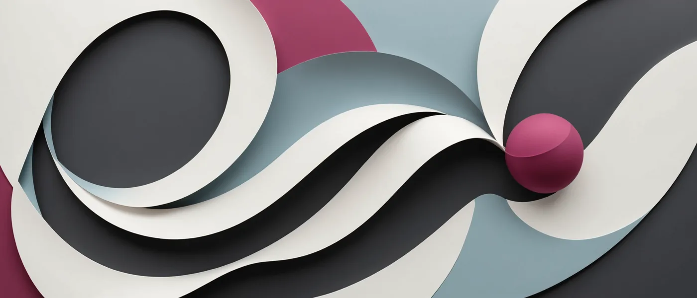 Abstract geometric design symbolizing clinical precision and teamwork